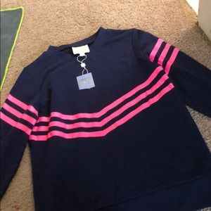 Pink & Navy sweatshirt